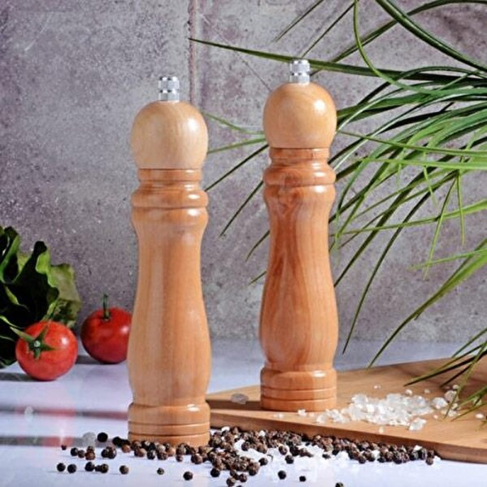 Emr Ahşap Öğütücü - Tuz Karabiber Öğütücüsü Orta 21 Cm(Tekli) Baharat Setleri & Baharatlıklar Fiyatı