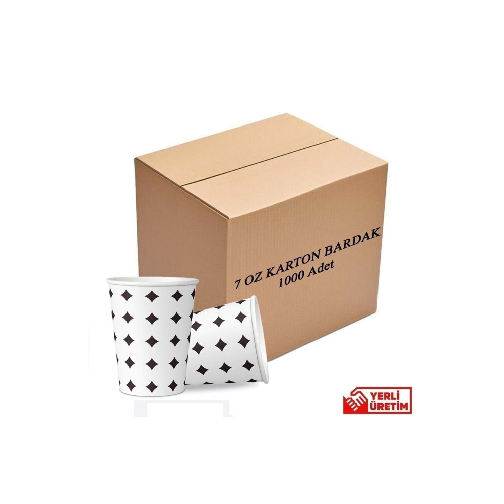 Emr Asorty Karton Bardak 7 Oz 1 Koli 1000 Adet Fincan / Bardak / Kahve Takımı Fiyatı