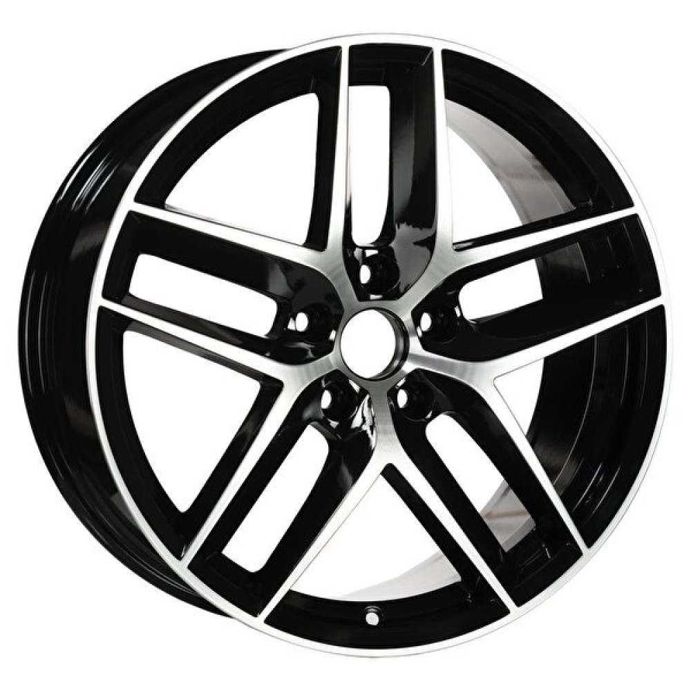 Emr Emr-Dy438-07 8.0x18" -5x112 Et42 57.1 Black Machined Jant 4 Adet Jantlar & Jant Aksesuarları Fiyatı