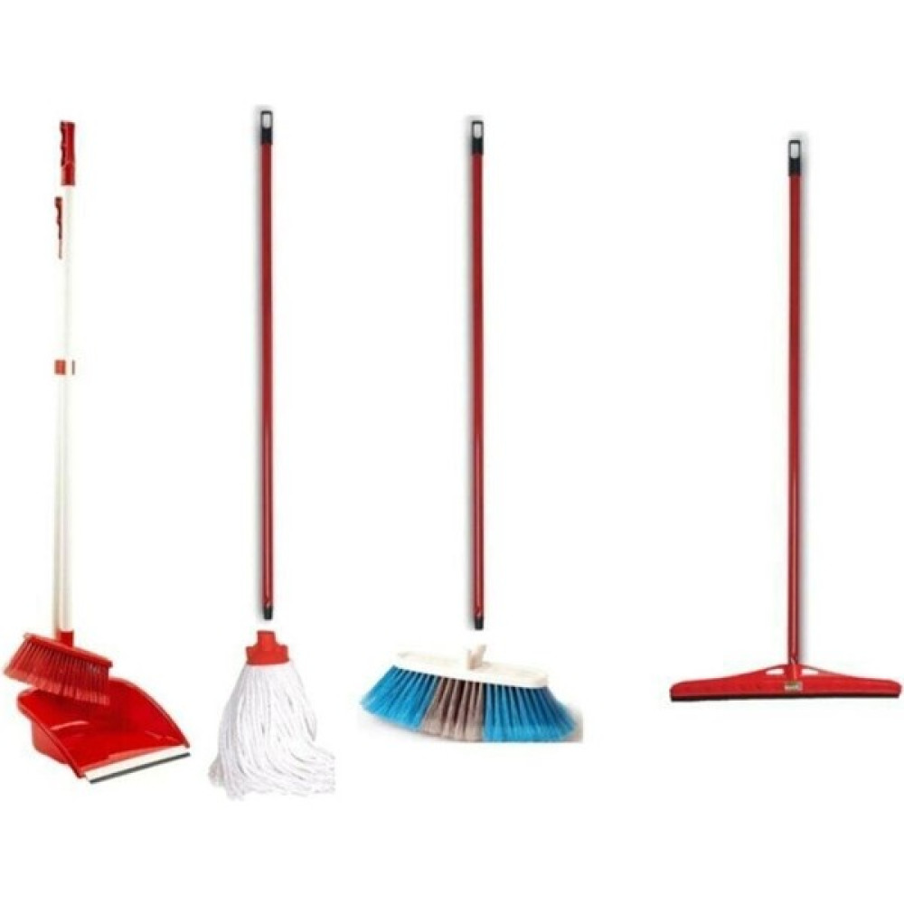 Emr Züccaciye Fırça + Süpürge + Çekpas + Saplı Faraş Mop Seti 4'lü Temizlik Malzemeleri Fiyatı