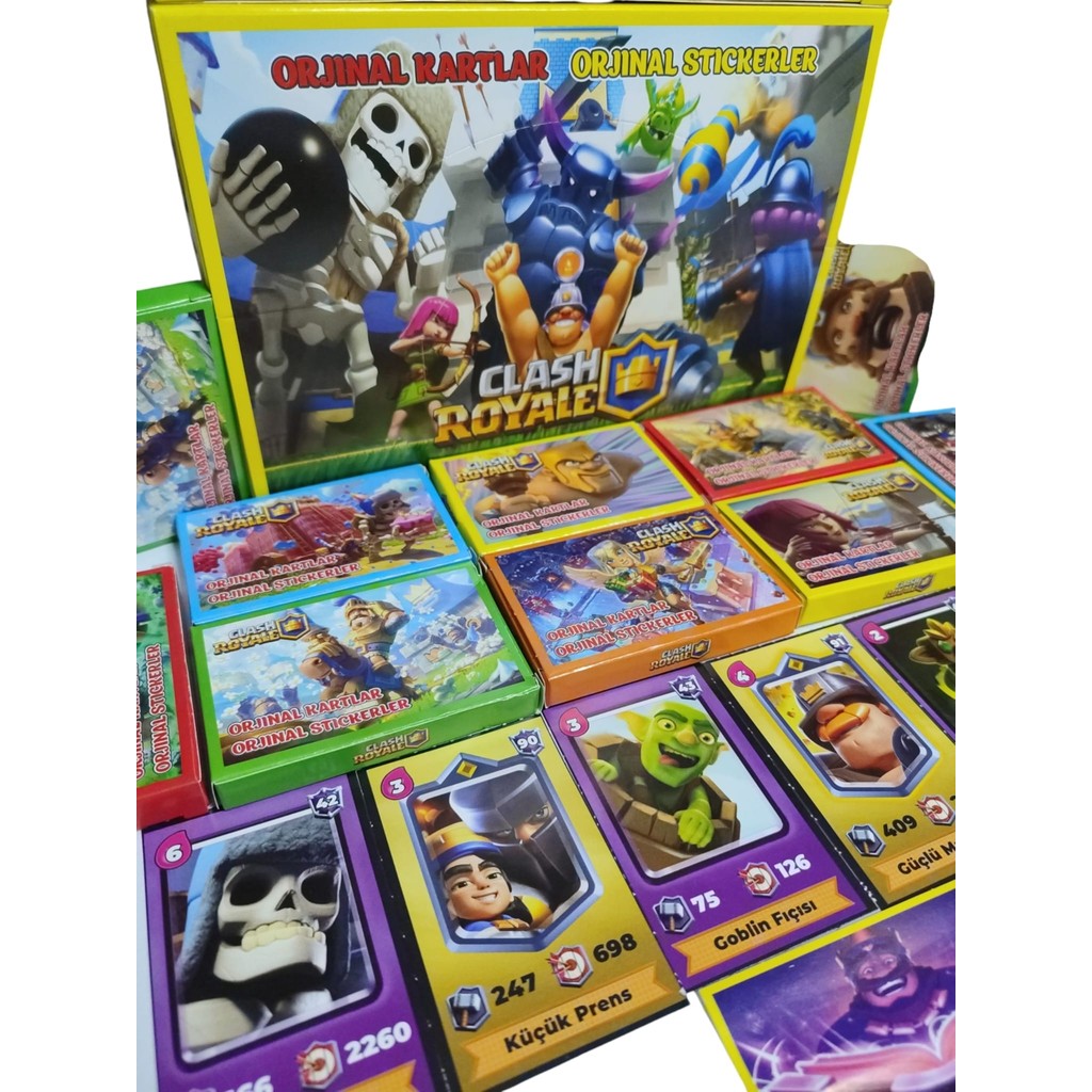 Emrah Gültekin Clash Royale Oyun Kağıtları (20 Mini Kutu 120 Kart) Sürpriz Oyuncak Ve Şeker Hediyeli - 20 Mini Kutu Anne Bebek Oyuncak Fiyatı