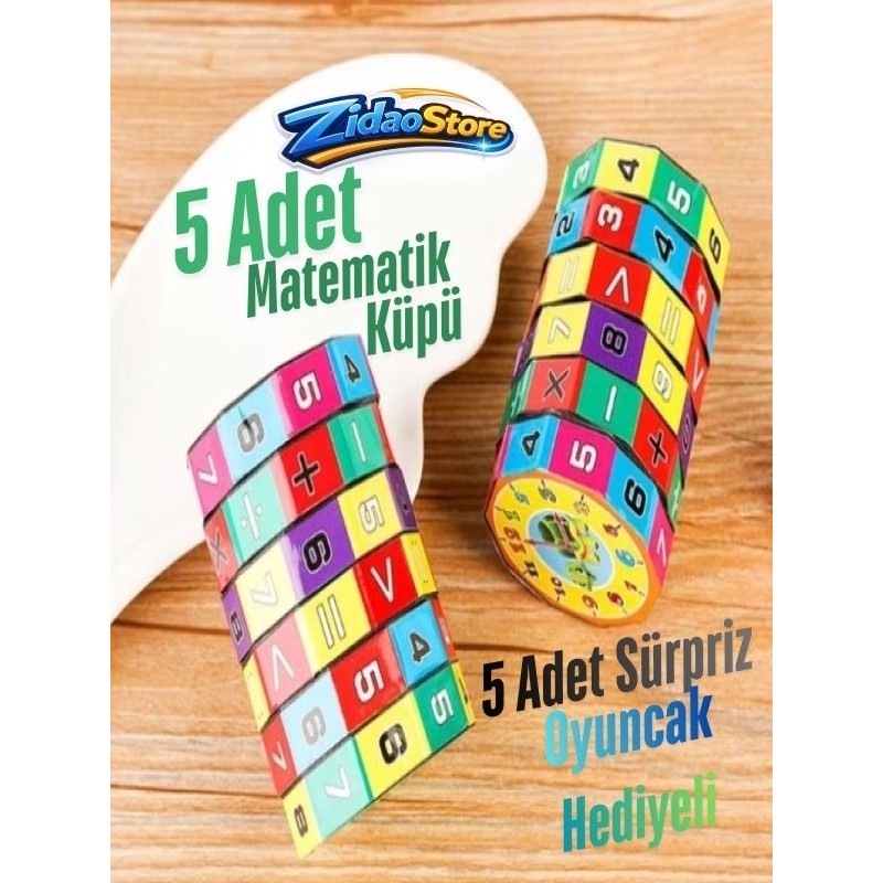 Emrah Gültekin Matematik Küpü Eğitici Zeka Oyunu Çocuk Oyuncağı Şeker ve Oyuncak Hediyeli Süper Set - 5 ADET Anne Bebek Oyuncak Fiyatı