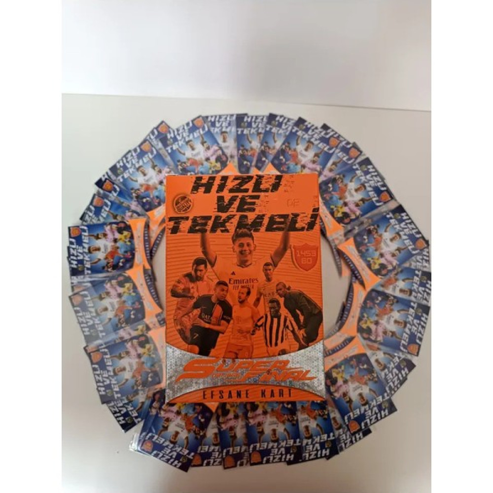 Emrah Gültekin Yeni Sezon Futbol Kartları Hızlı ve Tekmeli Premium Quality Efsane Futbolcu KARTLARI(200PK 400 Adet) Oyun Takımları Fiyatı