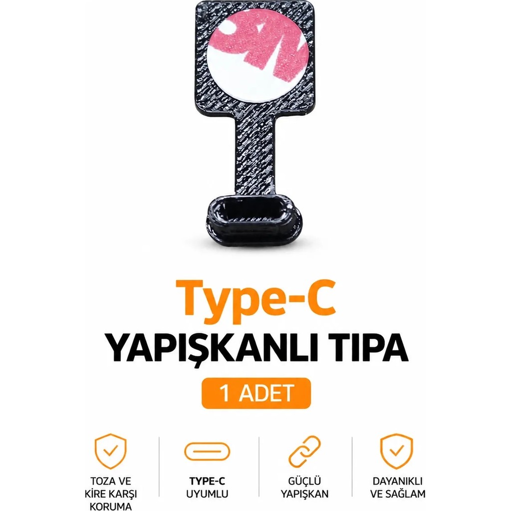 Emre Bilişim Type-C Tıpa Şarj Portu Toz Kir Silikon Toz Kapağı 1 Adet Bilgisayar Çevirici ve Adaptörü Fiyatı