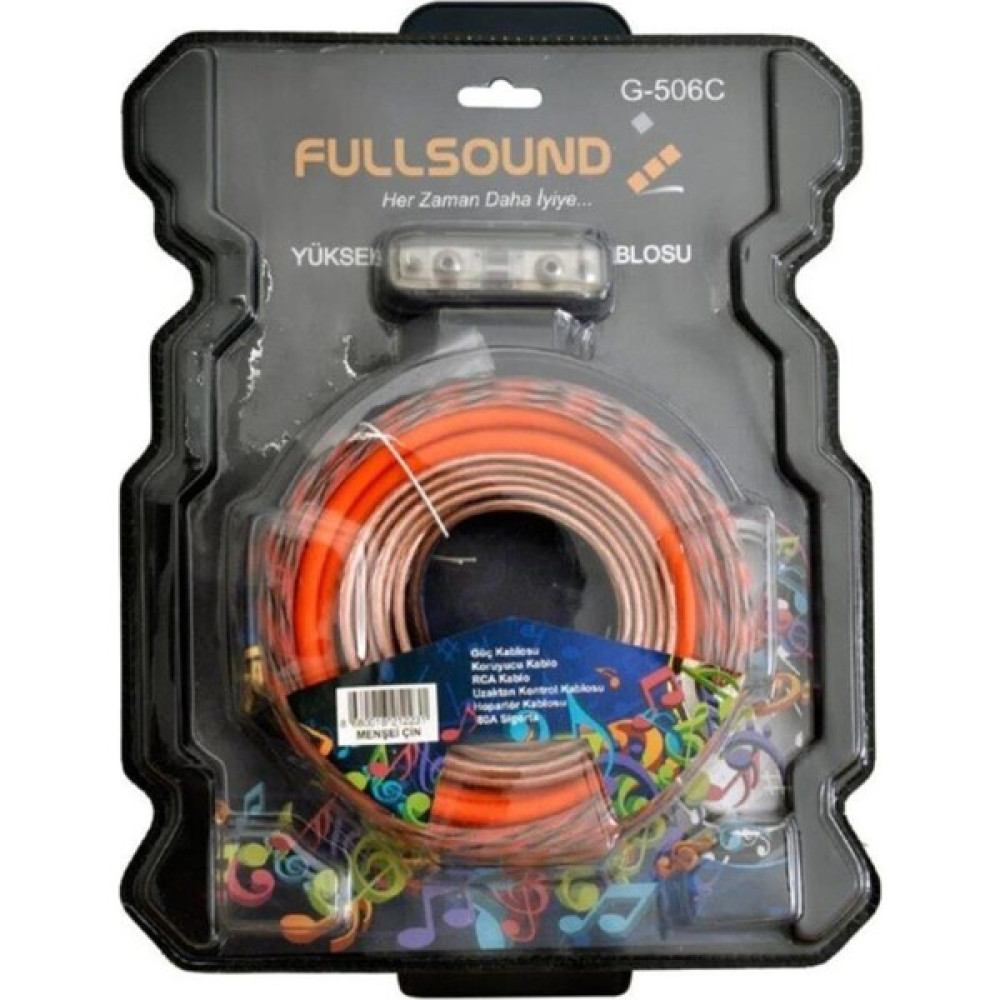 Emre Elektronik Oto Anfi Kablo Seti 8ga Vakumlu Fullsound G-506C Oto Hoparlörleri & SubWoofer Fiyatı