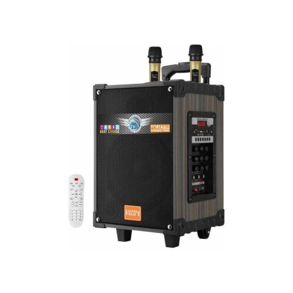 Emrtech LT-912 2 Mikrofonlu Kumandalı Kablosuz Hoparlör Bluetooth Hoparlör Fiyatı