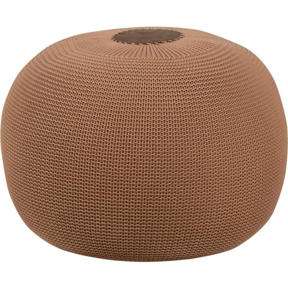 Ems Casa El Yapımı Yayvan Örgü Puf Tarçın Puf Fiyatı