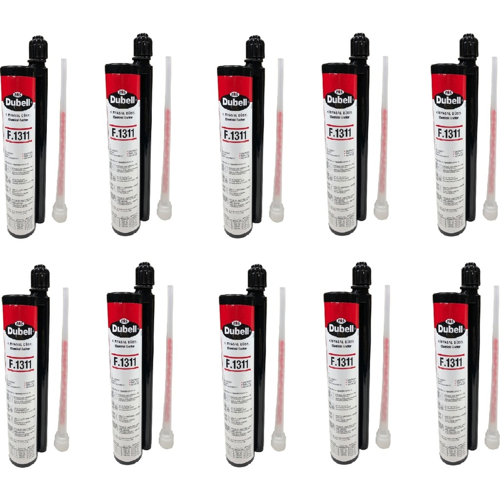 Ems Force Ems F.1311 Epoksi Kimyasal Dübel 345 ml 10 Adet Diğer Fiyatı