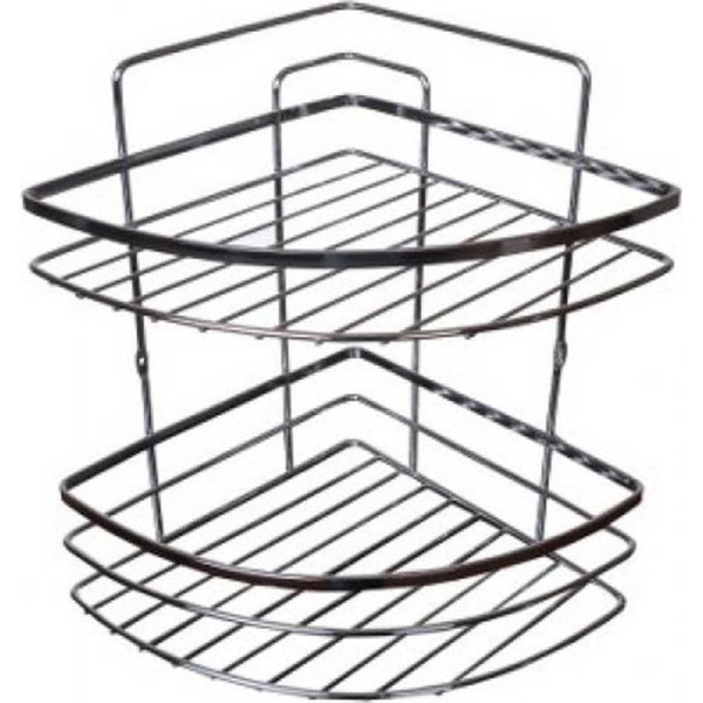 Emsa 2'li Oval Lamalı Banyo Köşe Rafı LK02 - 31,5 x 21 x 21 cm Banyo Rafı Fiyatı