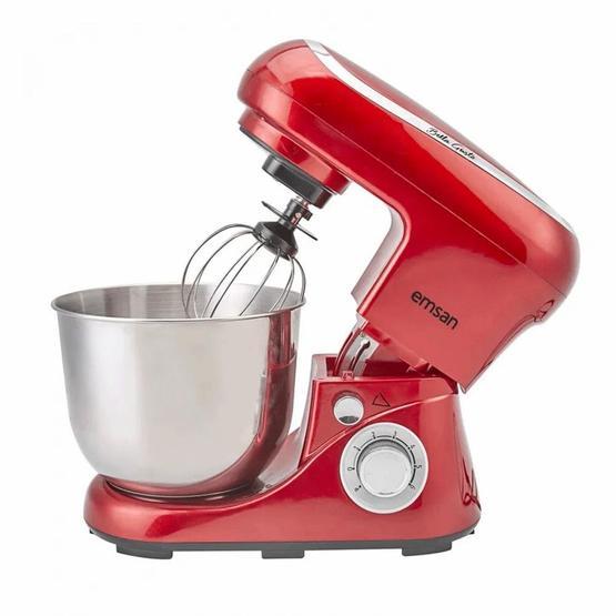 Emsan Bella Gusto Stand Kırmızı 1300 w 5 lt Mikser