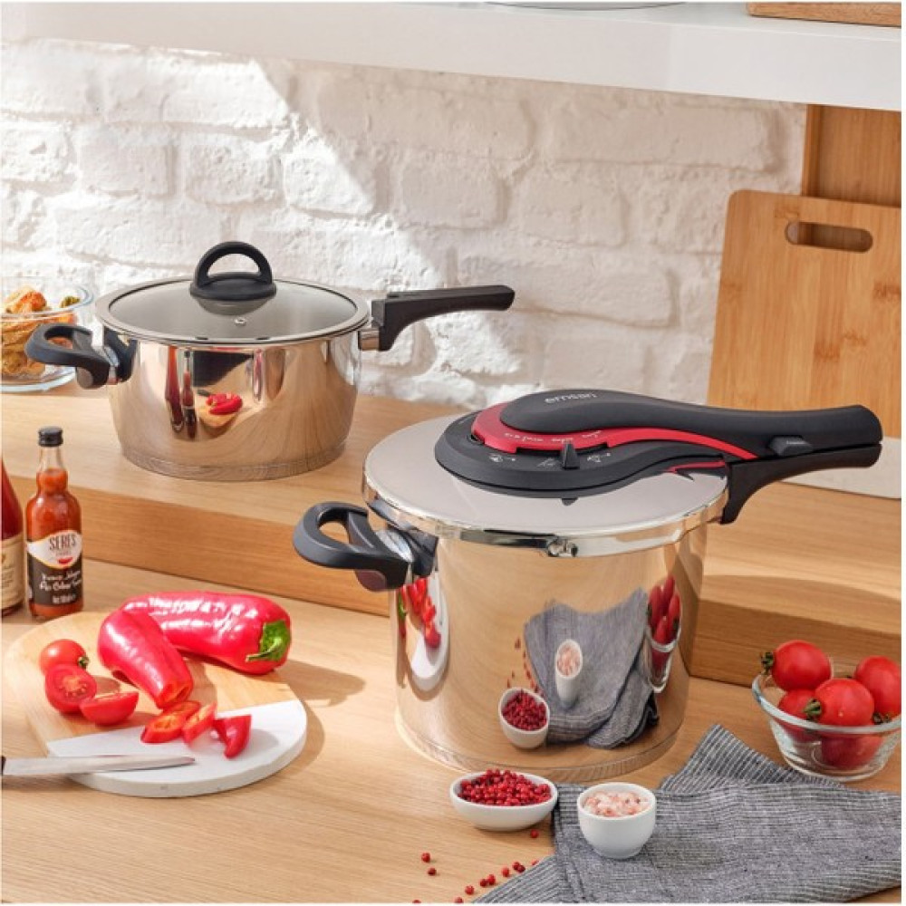 Emsan Up-Line 4 lt + 6 lt Klasik Düdüklü Tencere Seti - 4 - 6 L Set - Altın Oto Boyaları Fiyatı