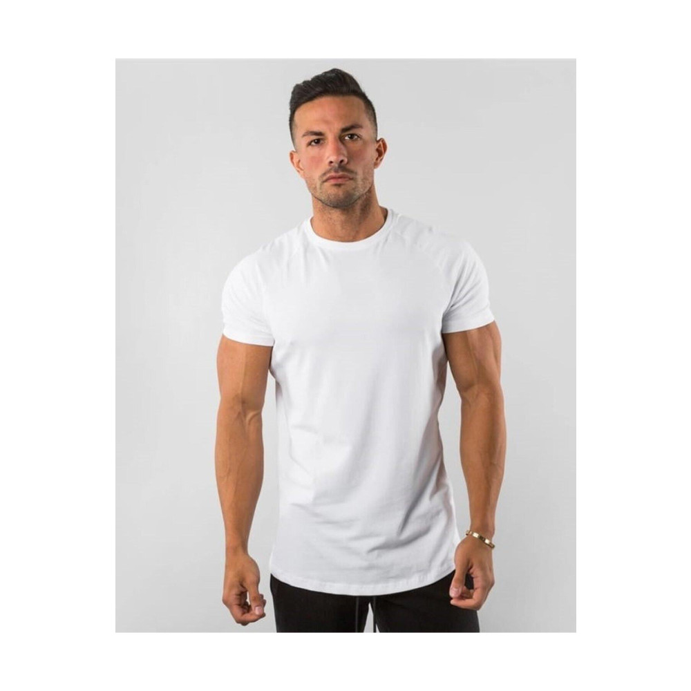 EMTA Beyaz Erkek Basic %100 Pamuk Bisiklet Yaka T-shirt L Beden Bayan T-shirt Fiyatı