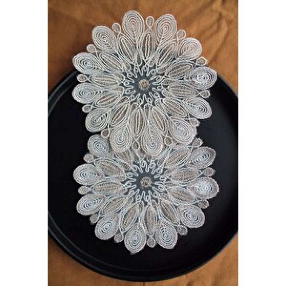 Emtory Home Fransız Tarzı Modern Krem Vizon Beau Decor Bardak Altlığı ve Kokteyl Peçetesi 6 Adet Mutfak Gereçleri Fiyatı