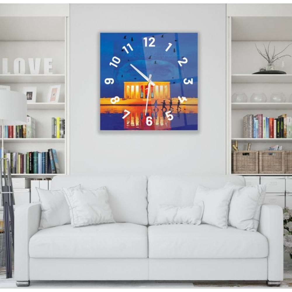 Emya Home Anıtkabir Cam Saat - 60 cm Dekoratif Saat Fiyatı