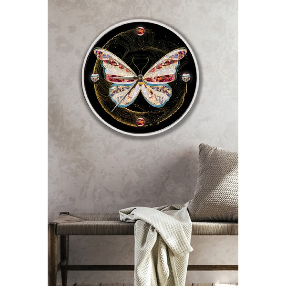 Emya Home Kelebek Duvar Saati - 29 cm Dekoratif Saat Fiyatı