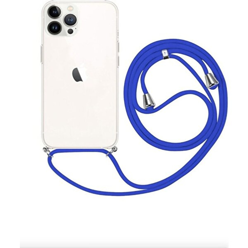 Emybox Iphone 11 Pro Uyumlu Boyundan Askılı Şeffaf Darbe Emici Antishock Silikon Telefon Kılıfı - Lacivert Cep Telefonu Kılıfı Fiyatı