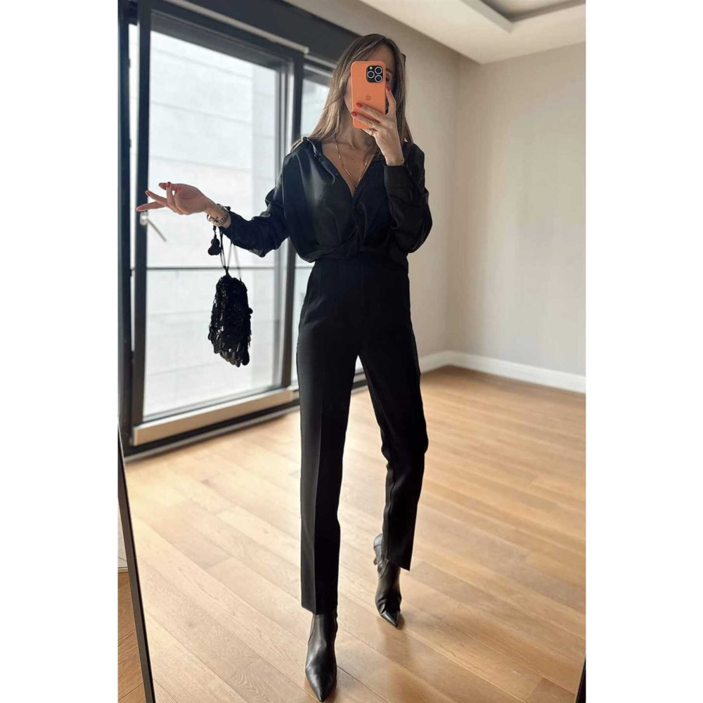 EN MODA STORE Havuç Paça Klasik Şık Kadın Siyah Pantolon 36 Beden Kadın Pantolon Fiyatı