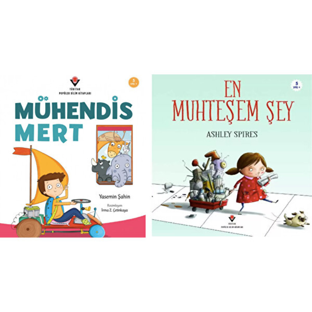 En Muhteşem Şey - Mühendis Mert - 2 Kitap Set Zeka Geliştirici Kitaplar Fiyatı