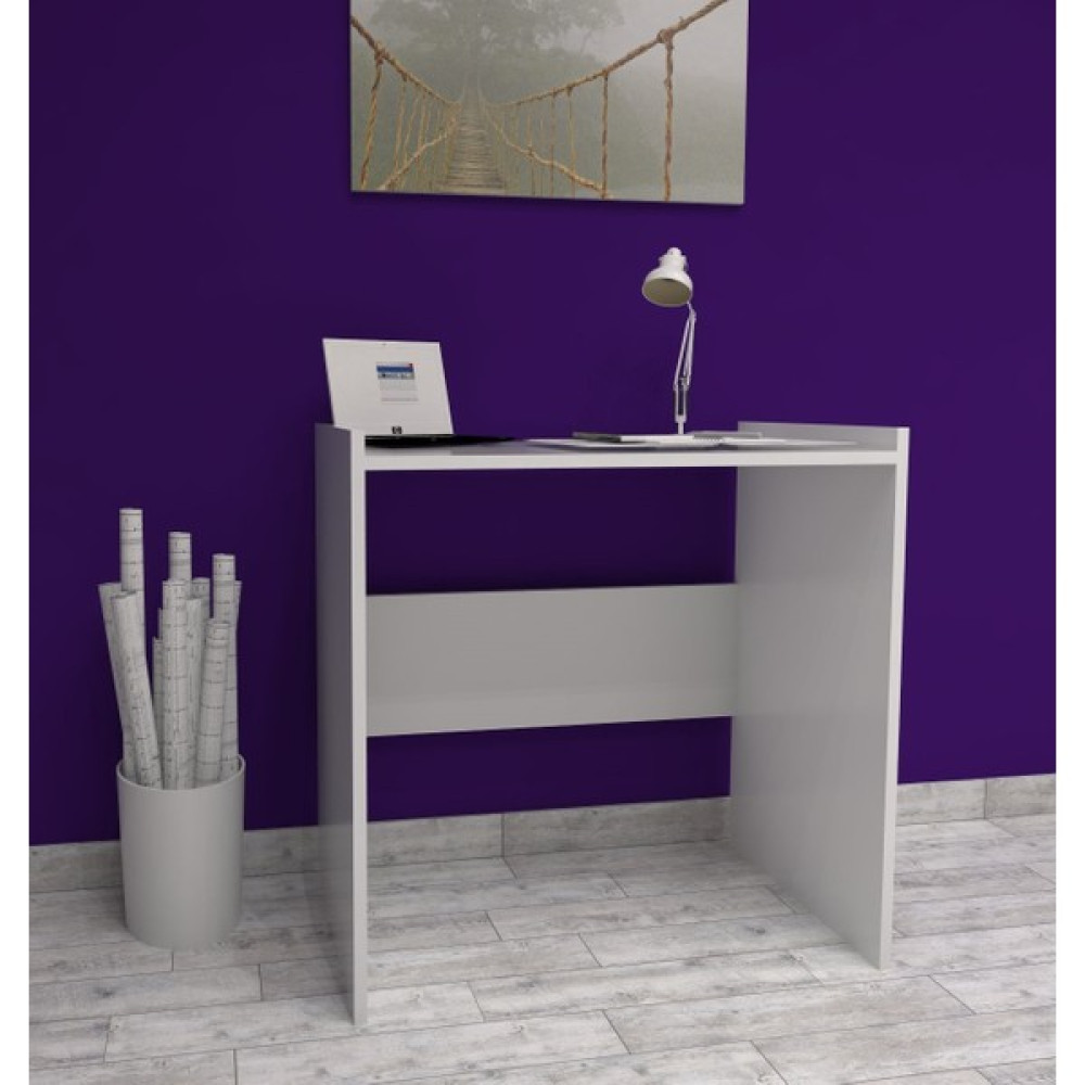 En Pratik Pavel Çalışma Masası - Y: 80 cm D: 50 cm G: 80 cm - Beyaz Çalışma Masası Fiyatı