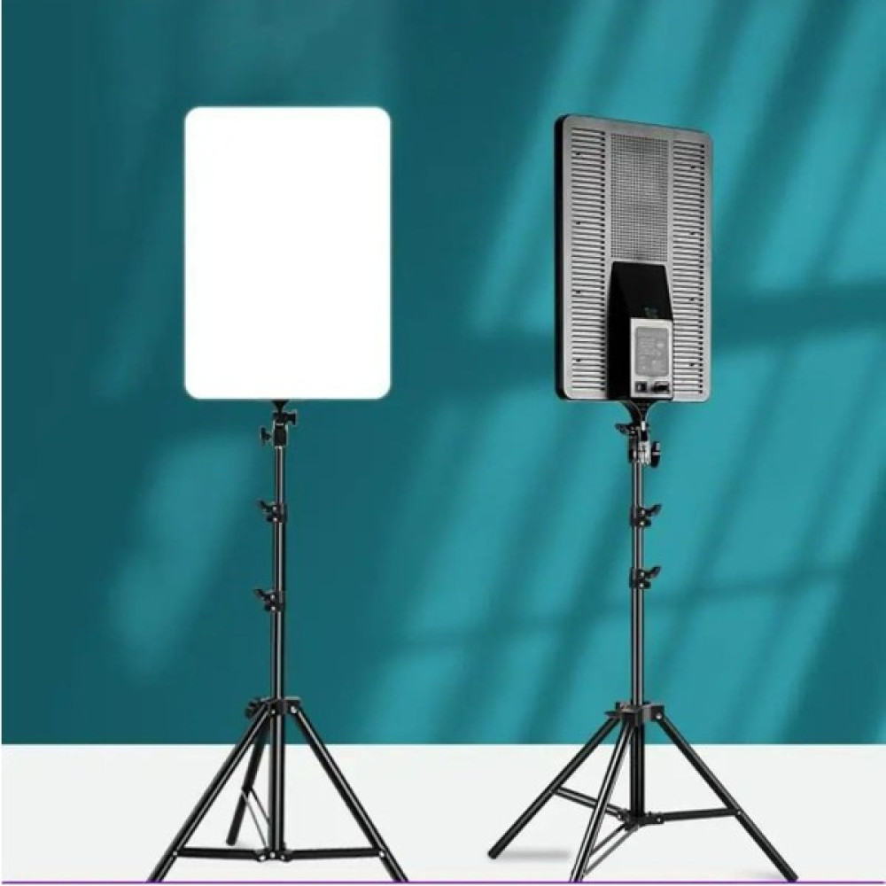 En Siga Beyaz 24 Inç Kare LED Ring Light Soft Çekim Makeup Işık Düz Panel Işık Sabitleyiciler (Tripod) Tripodlar Fiyatı
