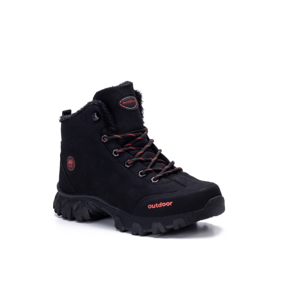 en7 Siyah Unisex Outdoor Bot Ayakkabı Kışlık Dayanıklı Kaymaz Taban Bağcıklı 4054u 47 Beden Ayakkabı (Outdoor) Fiyatı