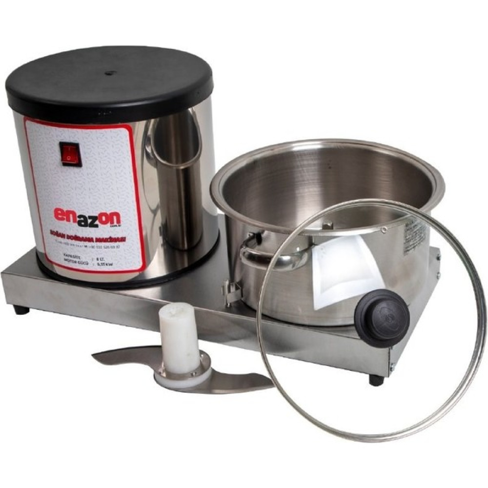 Enazon 10 Litre Sebze Soğan Doğrama Makinesi Paslanmaz 5 kg 0,55 Kw - Inox Blenderler Fiyatı