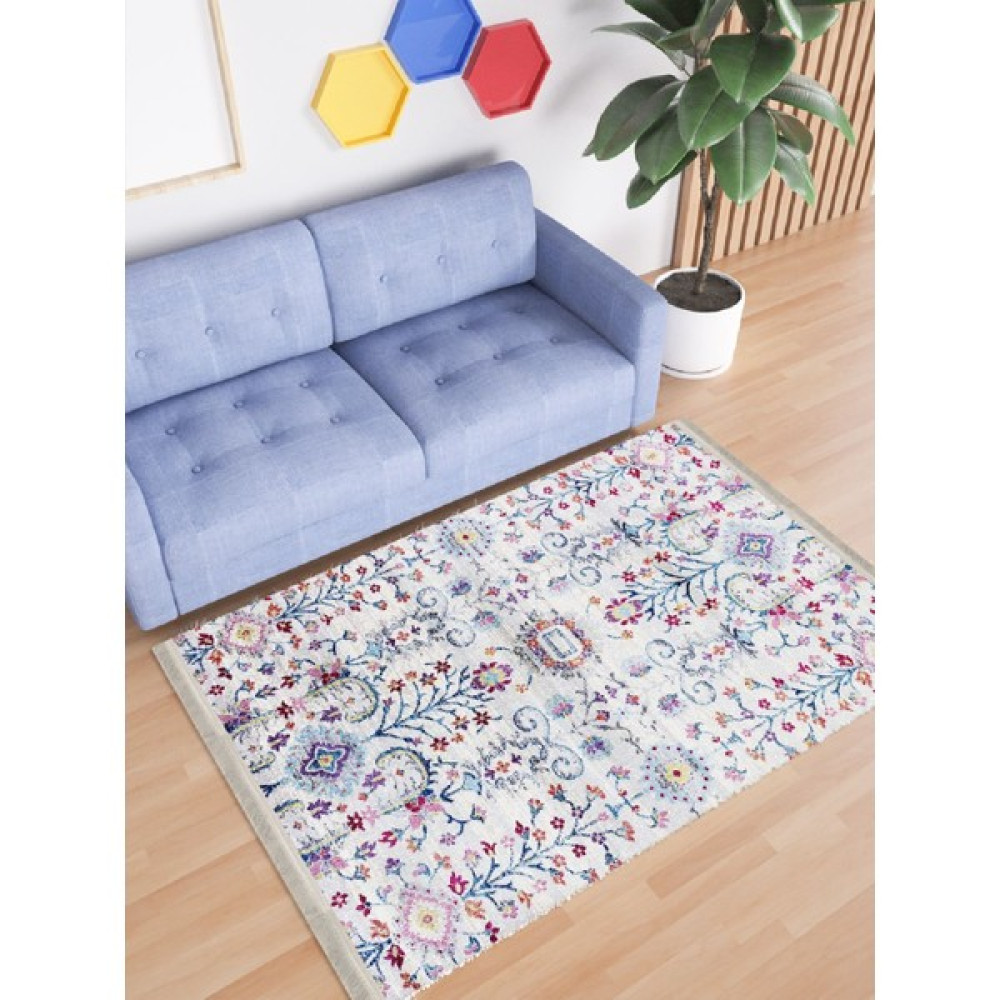 ENBE Collection Enbe Ekonomik Yıkanabilir Kaymaz Toz Tutmaz Taban Halı E-OT-4228A - 40 x 60 cm - Renkli Salon Halısı Fiyatı