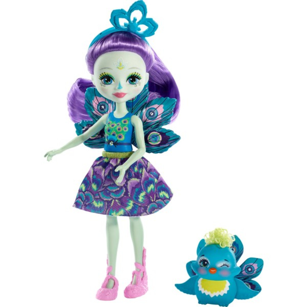 Enchantimals Karakter Bebekler Tavuskuşu Patter Bebek ve Flap FXM74 - Renkli Oyuncak Fiyatı