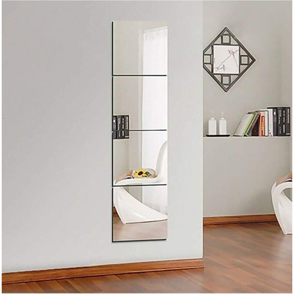Enchome 4 Adet Kare Cam Aynası 25 x 25 cm 428AYNA Diğer Fiyatı
