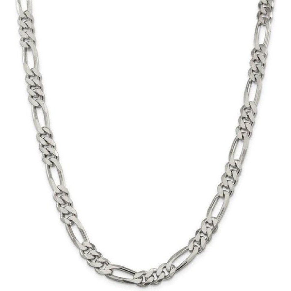 Encili Silver 925 Ayar Gümüş Erkek Figaro Zincir Kolye 55 cm - 3 MM Gümüş Kolye Fiyatı