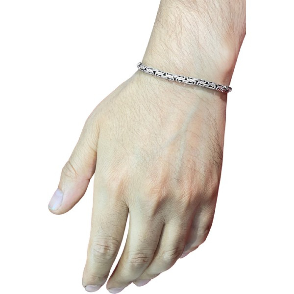 Encili Silver 925 Ayar Gümüş Kral Zinciri Oval Bileklik - 2 mm Saat ve Bileklik Aksesuarı Fiyatı