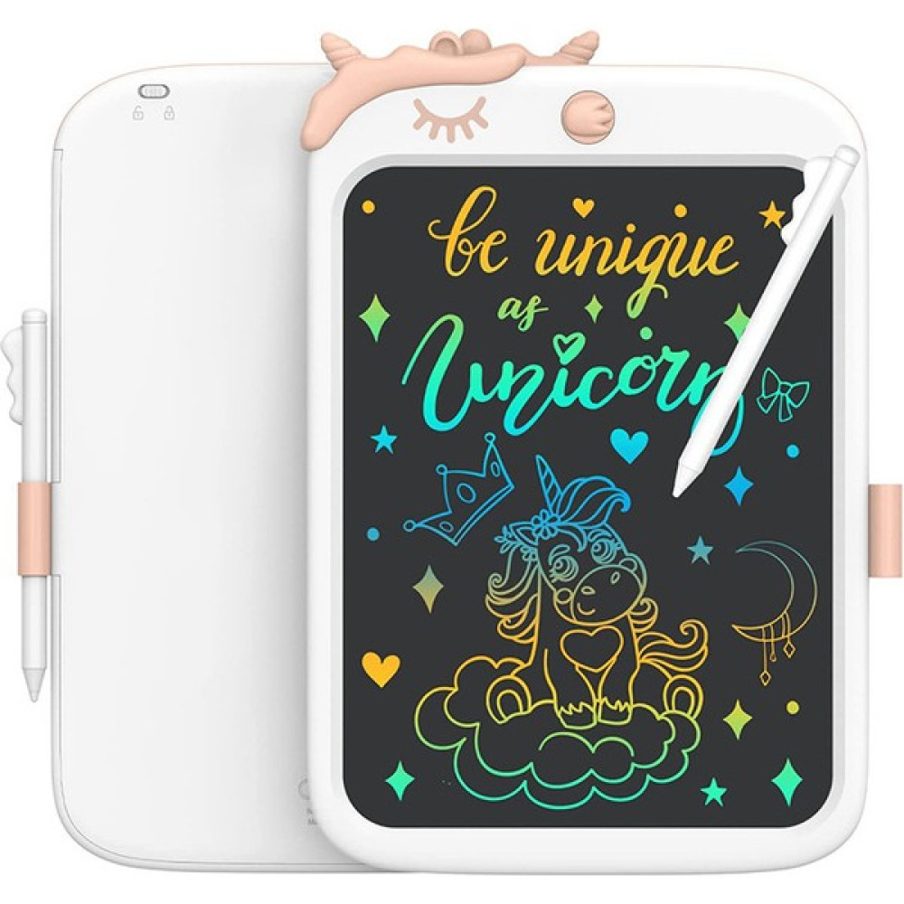 Encounter Renkli LCD Çocuk Yazı Defteri ve Çizim Tahtası (Yurt Dışından) - Beyaz - 27*19*0.7CM Eğitici Oyuncak Fiyatı