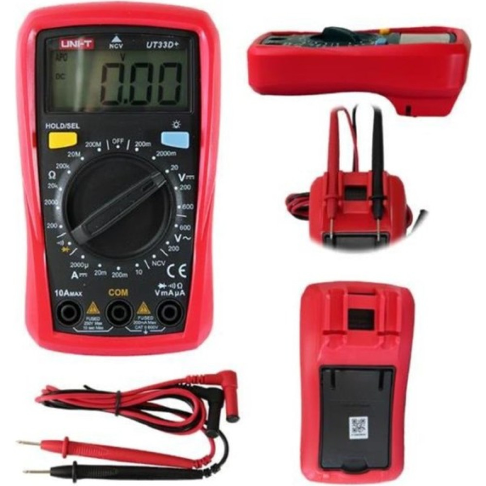 End Elektrik UT33D+ 600V UT33+ Serisi 10A Dijital Multimetre UT-33D+ Ut 33D+ - Kırmızı Diğer Test ve Ölçüm Cihazları Fiyatı