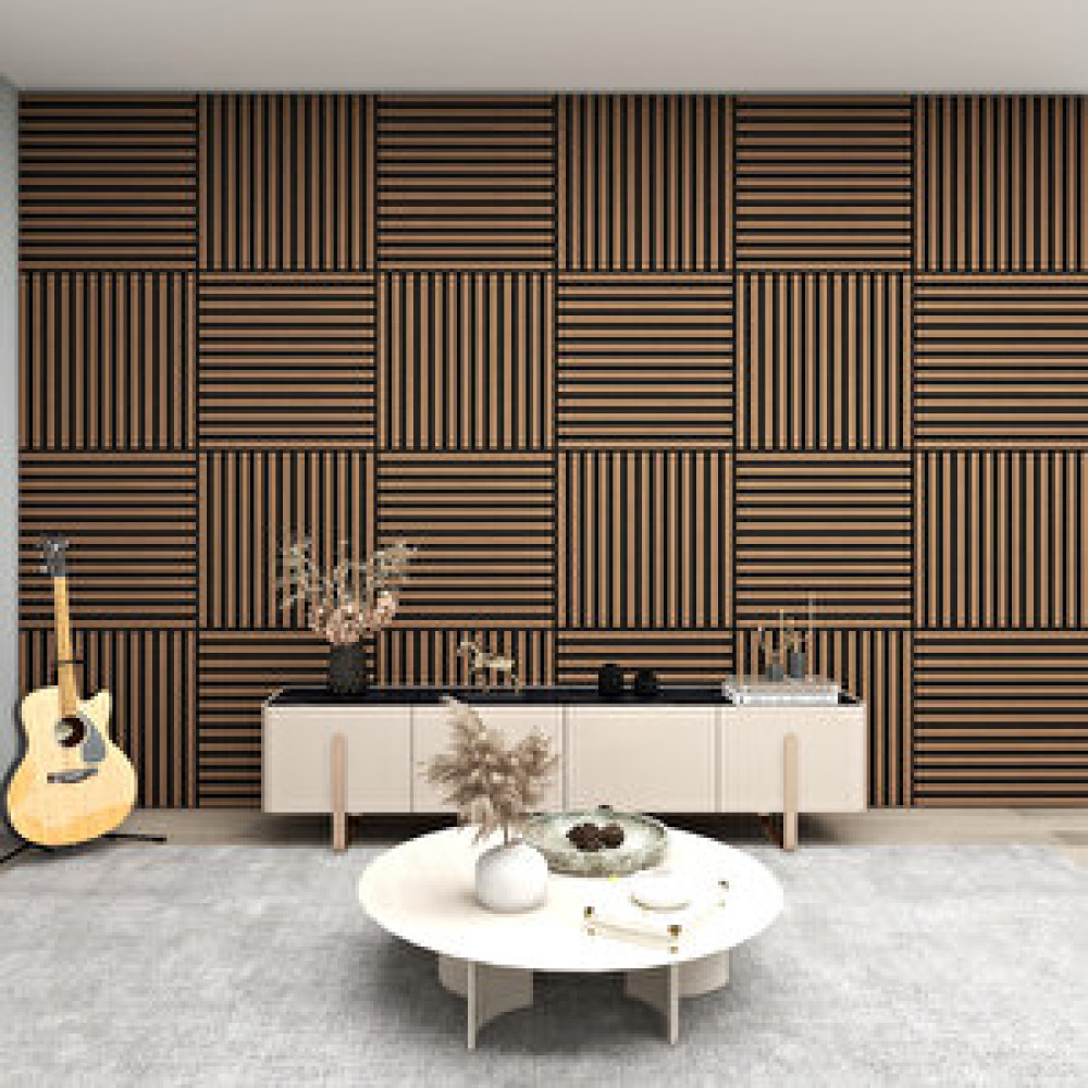 Enda Home 59,5x59,5 Mdf Akusti̇k Duvar Ve Tavan Paneli̇ 27 Mm 1.44 M2 Kaplan Kahveregi Duvar Kağıdı Fiyatı