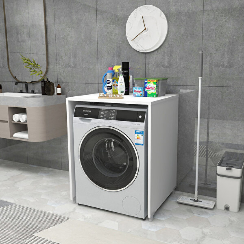 Enda Home Çamaşır Makinesi Dolabı 89x65 cm Beyaz Banyo Dolabı / Mobilyası Fiyatı