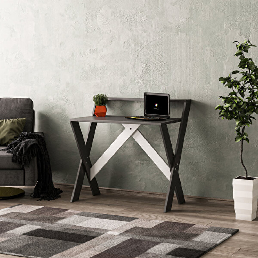 Enda Home Collection Ders Çalışma Masası Bilgisayar Masası - 50 x 90 x 70 cm - Antrasit Çalışma Masası Fiyatı