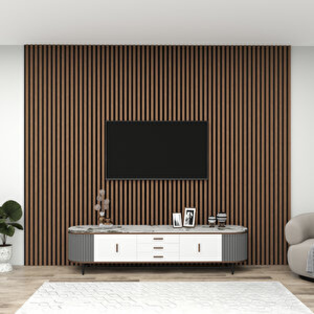 Enda Home Mdf Akustik Duvar Paneli - Kaplan 61x278 cm Kahveregi Duvar Kağıdı Fiyatı