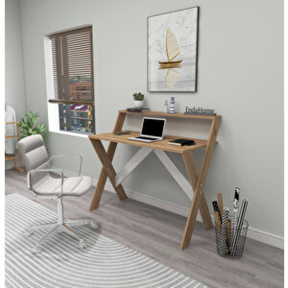 Enda Home X Ayaklı Ders Çalışma Masası Bilgisayar Masası Atlantik Çam Bilgisayar Masası Fiyatı
