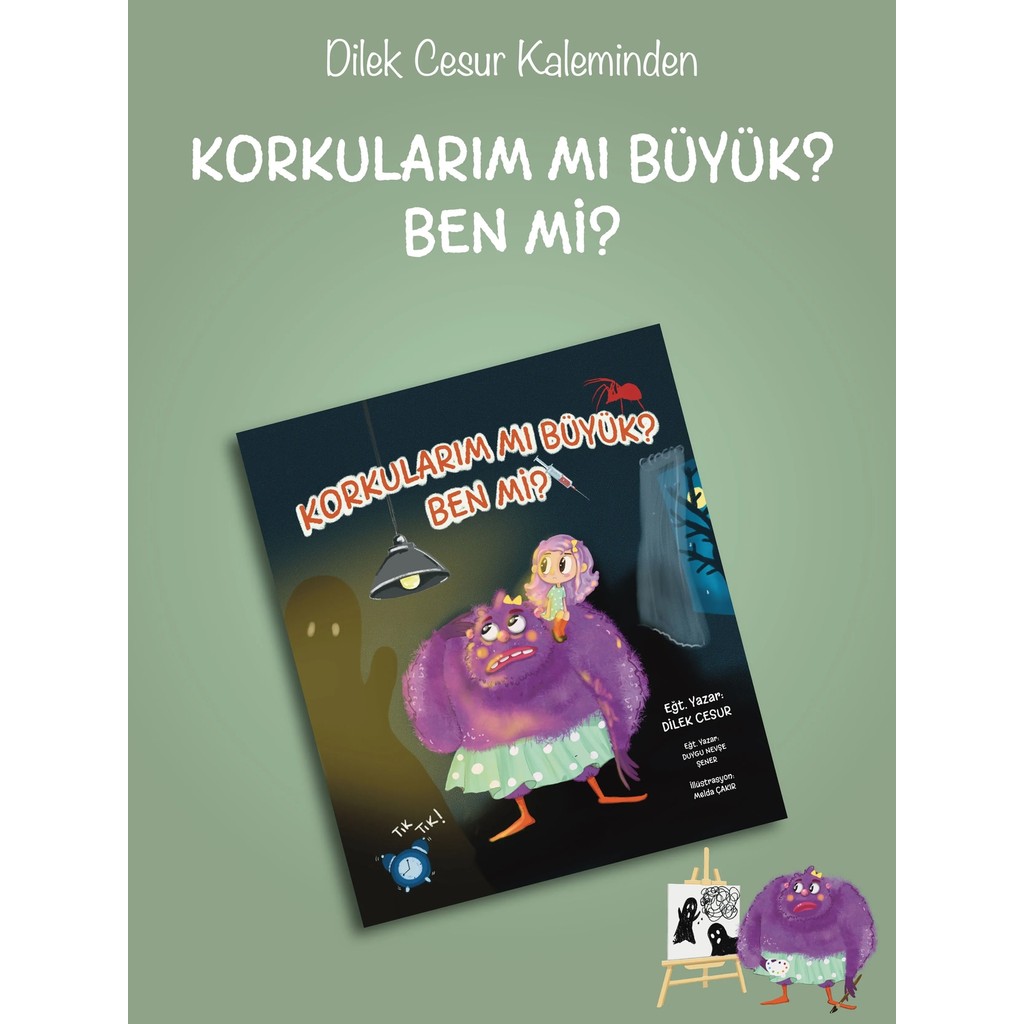 Enda Yayıncılık Dilek Cesur'dan Korkularım Mı Büyük Ben Mi? Çocuk Öykü Kitabı 6 - 9 Yaş Resimli Ciltsiz 2023 Diğer Fiyatı