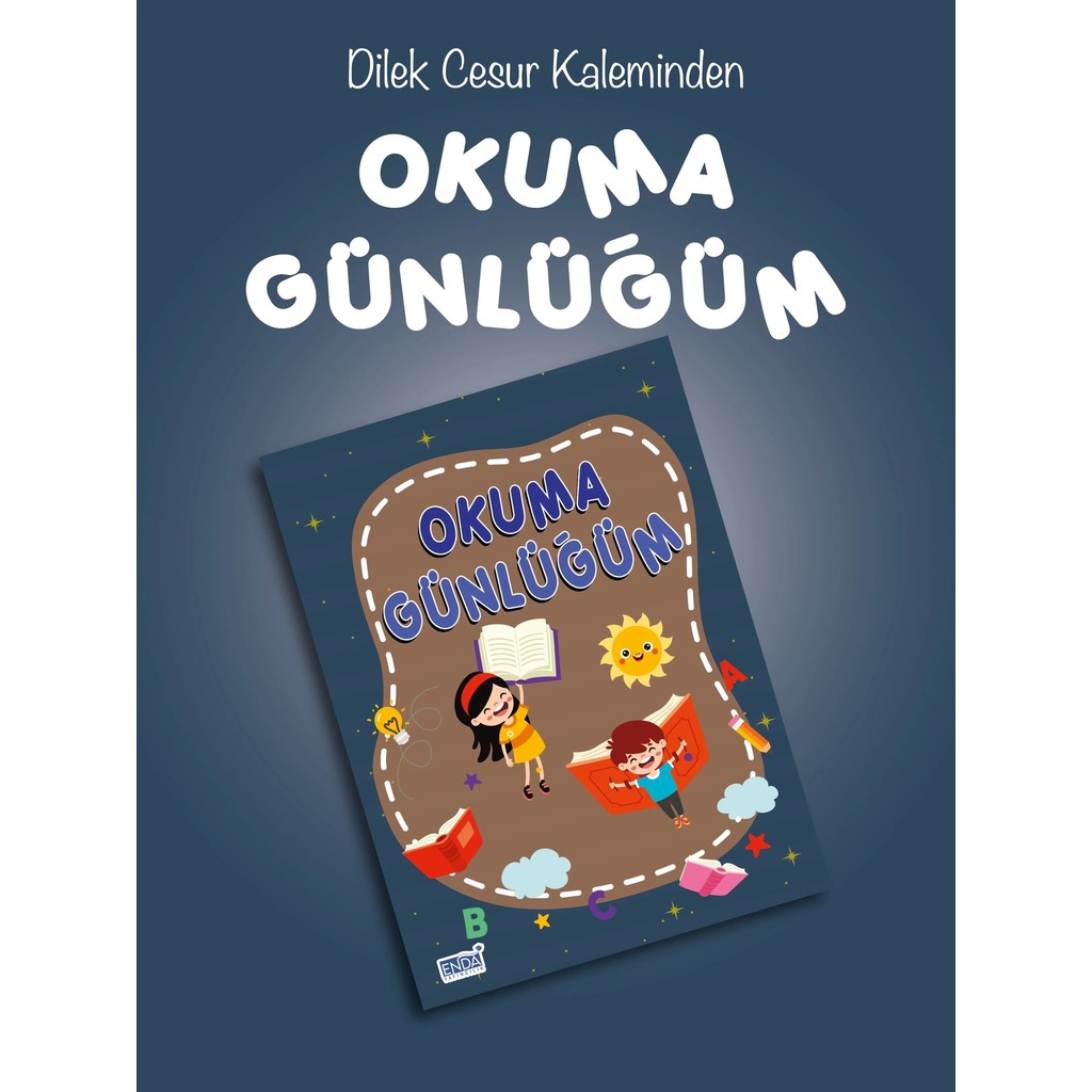 Enda Yayıncılık Okuma Günlüğüm Dilek Cesur 17x23 cm 50 Kitap Kayıt Alanı Eğlenceli Tasarımlı Çocuklar İçin Diğer Fiyatı