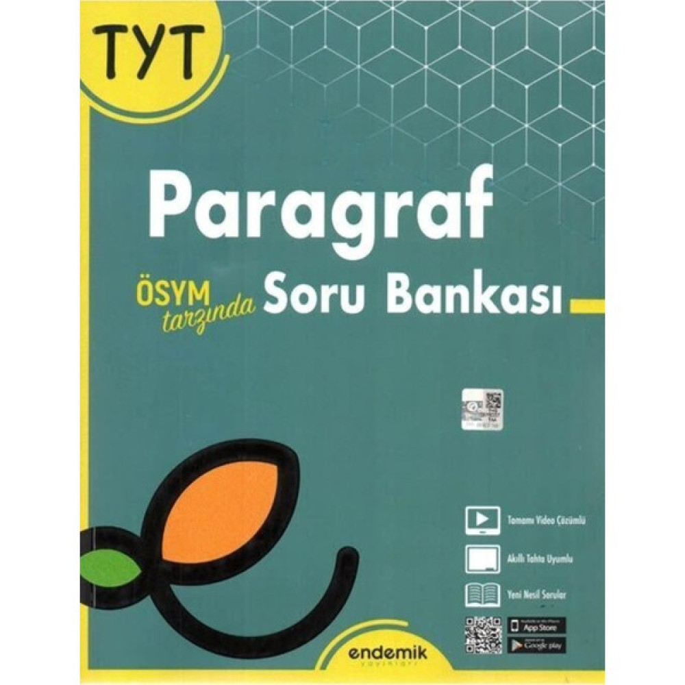 Endemik 2022 Tyt Paragraf Soru Bankası Tüm Dersler Fiyatı