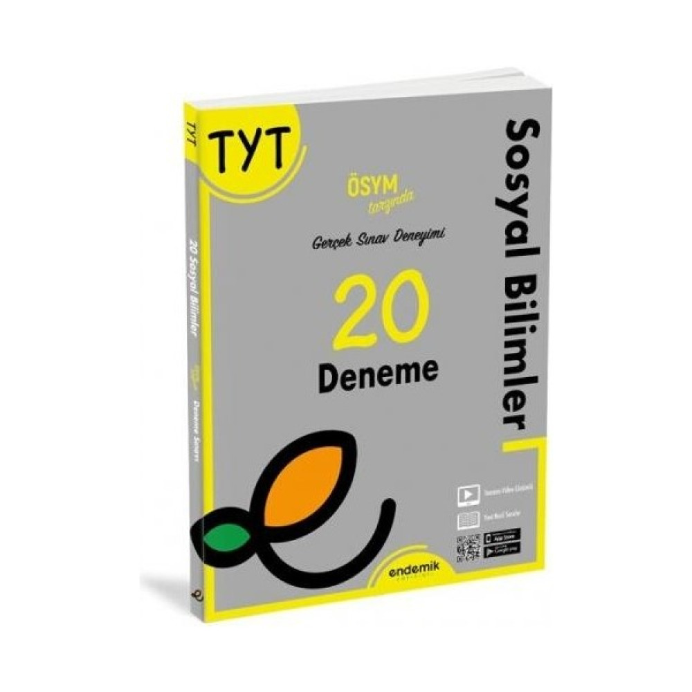 Endemik Yayınları TYT 2022 Sosyal Bilgiler 20 Deneme Sosyal Bilgiler Fiyatı