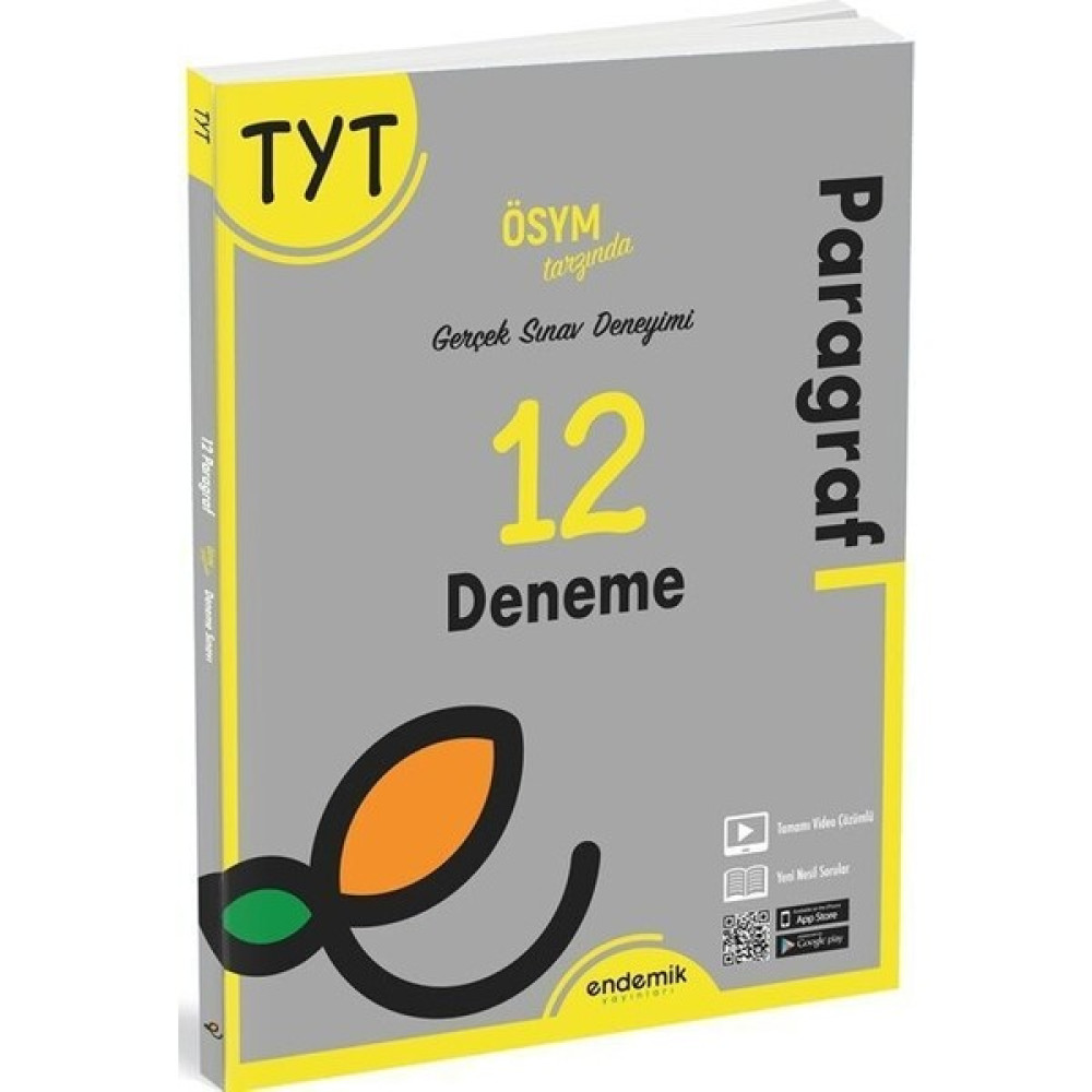 Endemik Yayınları Tyt Paragraf Deneme Kaynak Kitapları Fiyatı