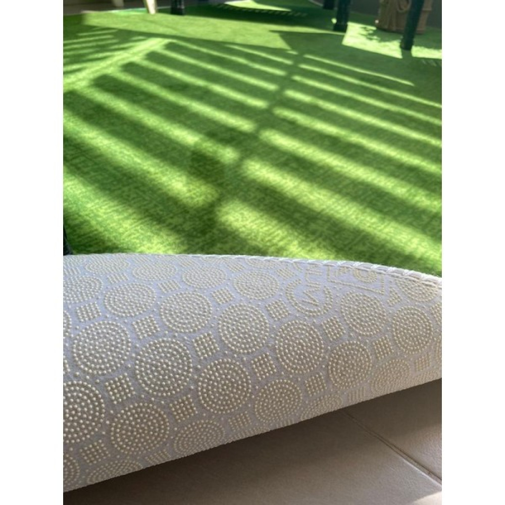 Ender Halıcılık Kaymaz Tabanlı Protokol Yeşil Kesme Halı Yolluk Balkon Halısı - 120 x 300 cm Yolluk Fiyatı