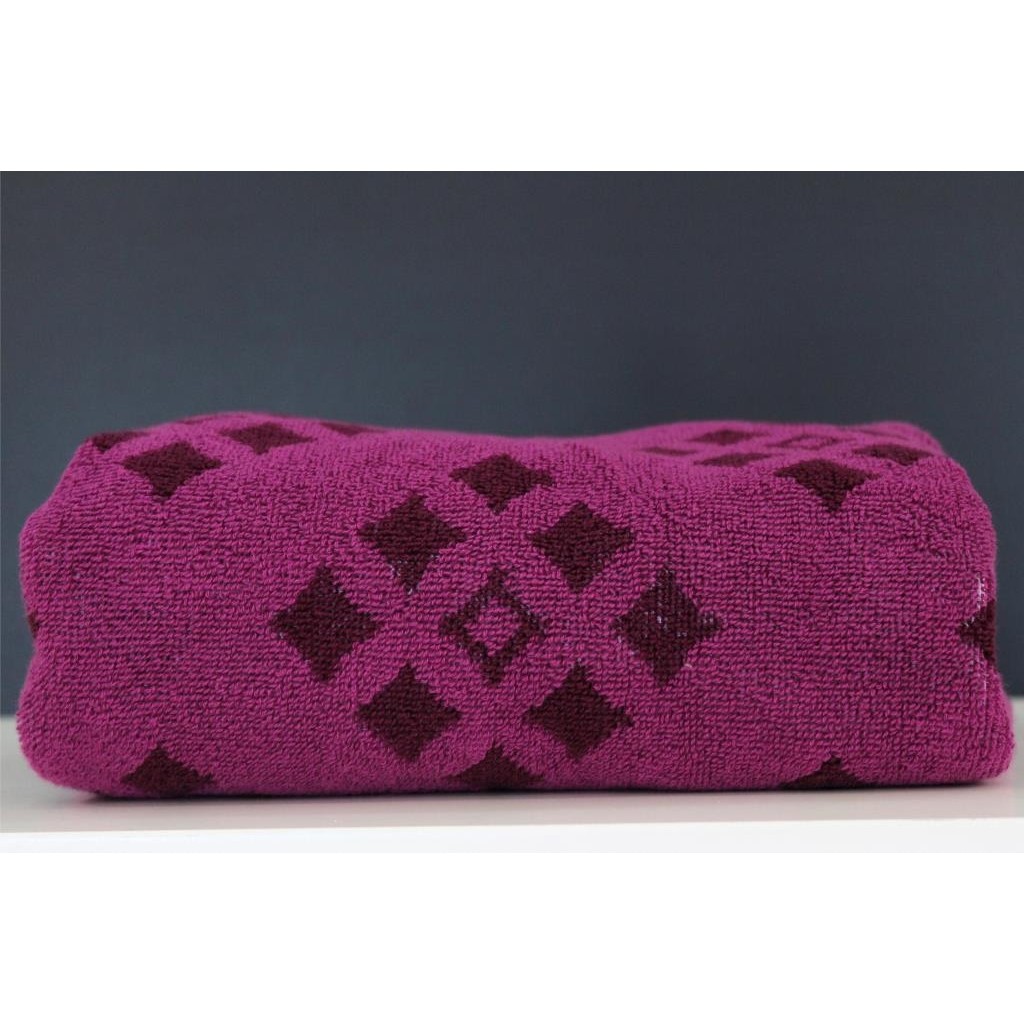 Ender Home 50X100 Rug Iplik Boya Jakarlı Bukle El Yüz Baş Havlusu - 50 x 100 cm - Mor El / Yüz Havlusu Fiyatı