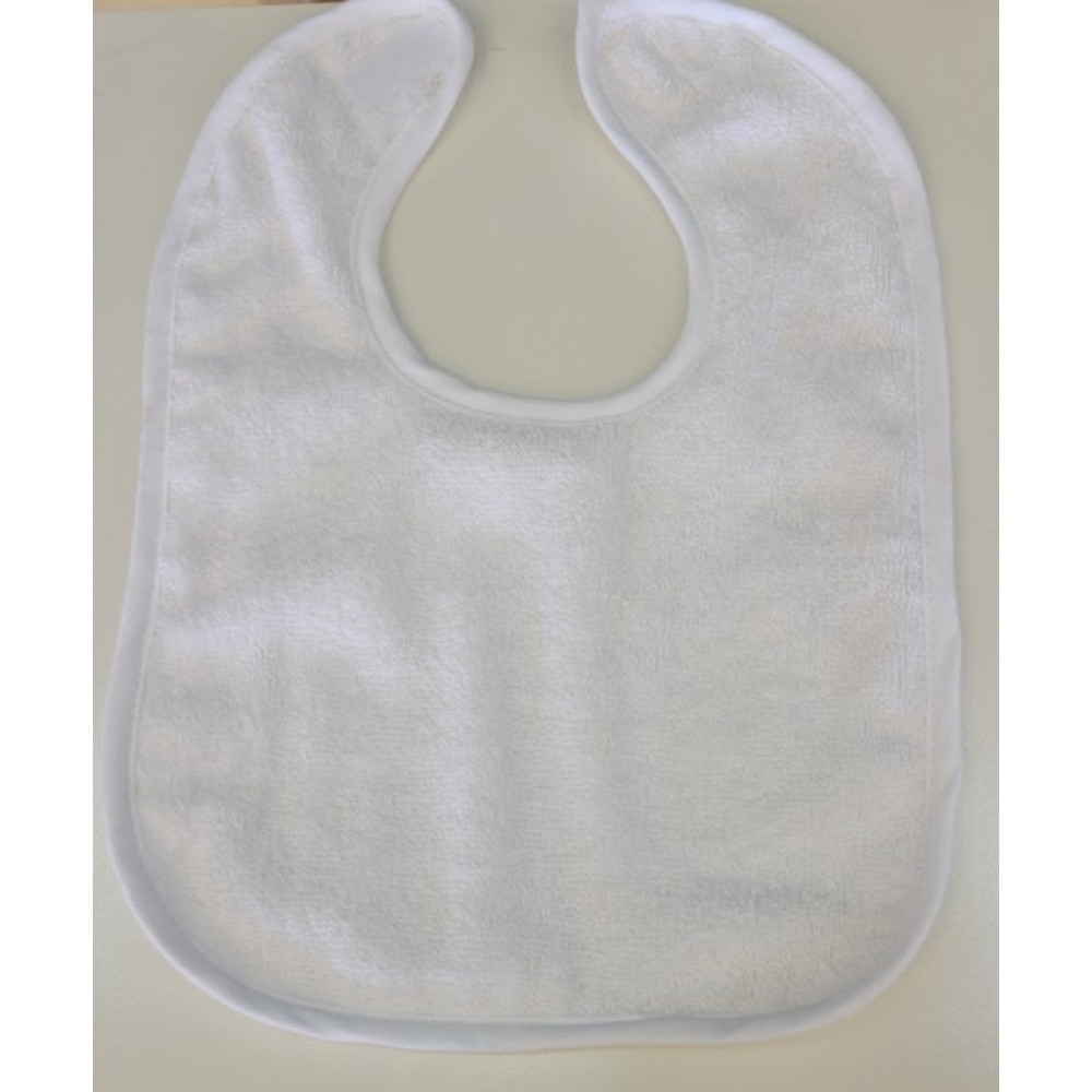 Ender Home Bebek Mama Önlüğü Bukle Su Geçirmez Havlu Pamuklu Bebek Önlüğü - Standart - Beyaz Mama Önlüğü Fiyatı