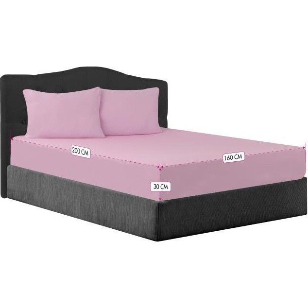 Ender Home CottonVerse Çift Kişilik Çarşaf Seti – 2 Adet Yastık Kılıfı ve Çarşaf 160x200 Cm - Pembe - 160 x 220 cm Yastık Kılıfı Fiyatı