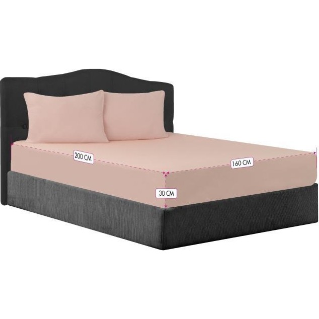Ender Home CottonVerse Çift Kişilik Çarşaf Seti – 2 Adet Yastık Kılıfı ve Çarşaf 160x200 Cm - Somon - 160 x 220 cm Yastık Kılıfı Fiyatı
