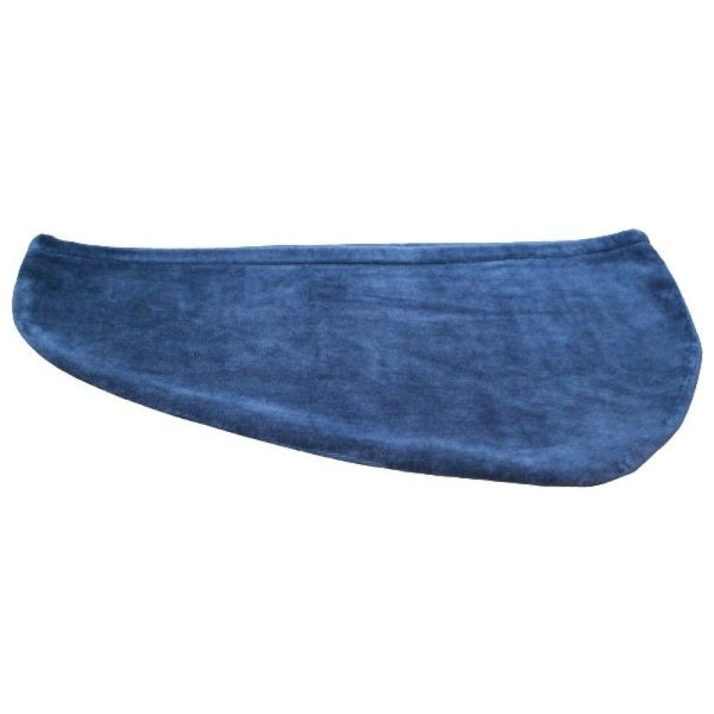 Ender Home Düğmeli Saç Kurulama Bonesi Kadife Baş Havlusu Saç Kurutma Bonesi - Lacivert - 25 x 65 cm Banyo Havlusu Fiyatı