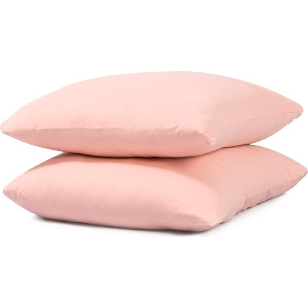 Ender Home Yastık Kılıfı 2'li 50X70 cm Fermuarlı Penye % 100 Pamuk Kumaş - Somon - 50 x 70 cm Yastık Kılıfı Fiyatı